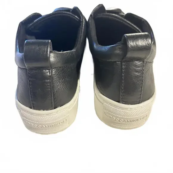 Rebecca Minkoff‎ Nicole Leather Knotted Platform Sneakers Black Women's Size 6 - Picture 3 of 9